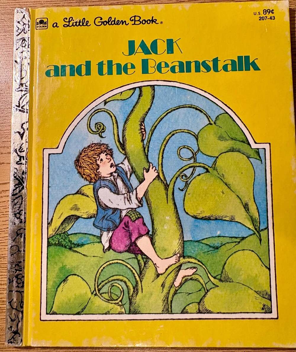 Jack and the Beanstalk | Vintage 1973 Little Golden Book | Classic Fairy Tale |